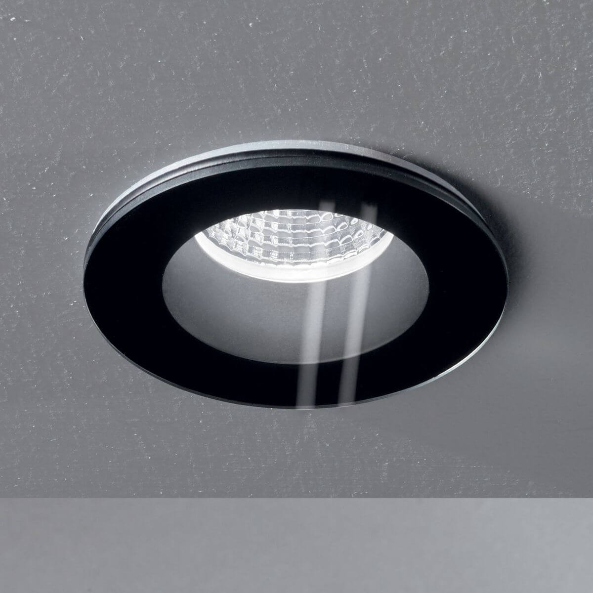Spot encastrable Room-65 noir, Ø 9,8 cm