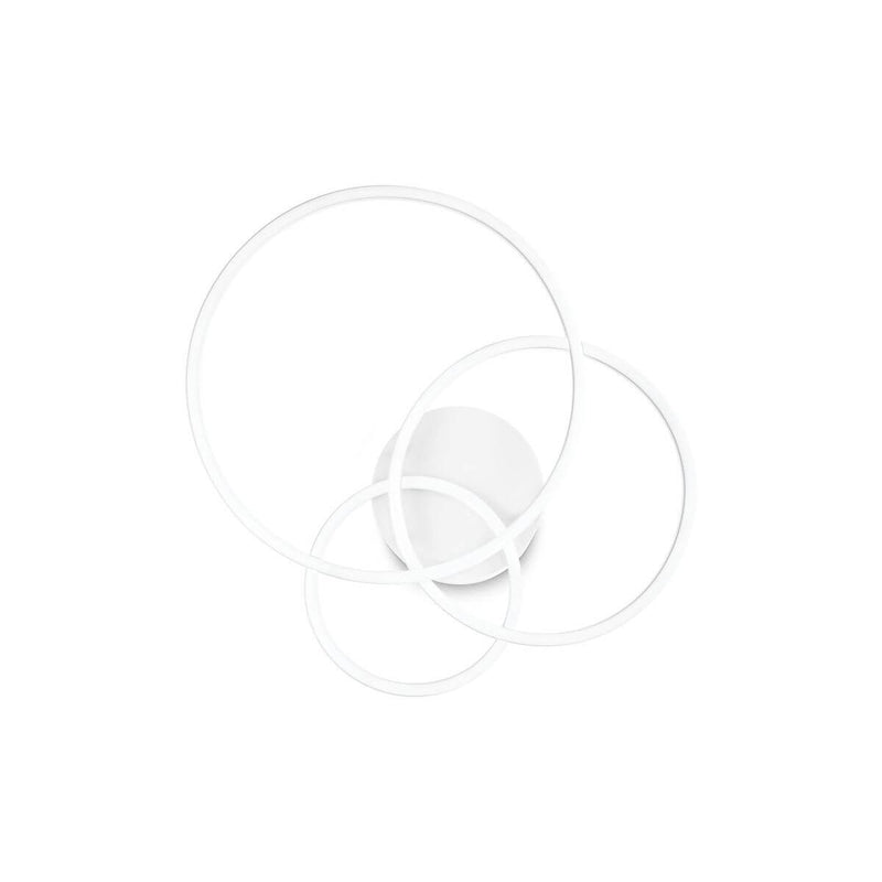 Plafonnier Frame blanc, L 56 cm