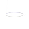 Suspension Hulahoop blanche, Ø 61 cm