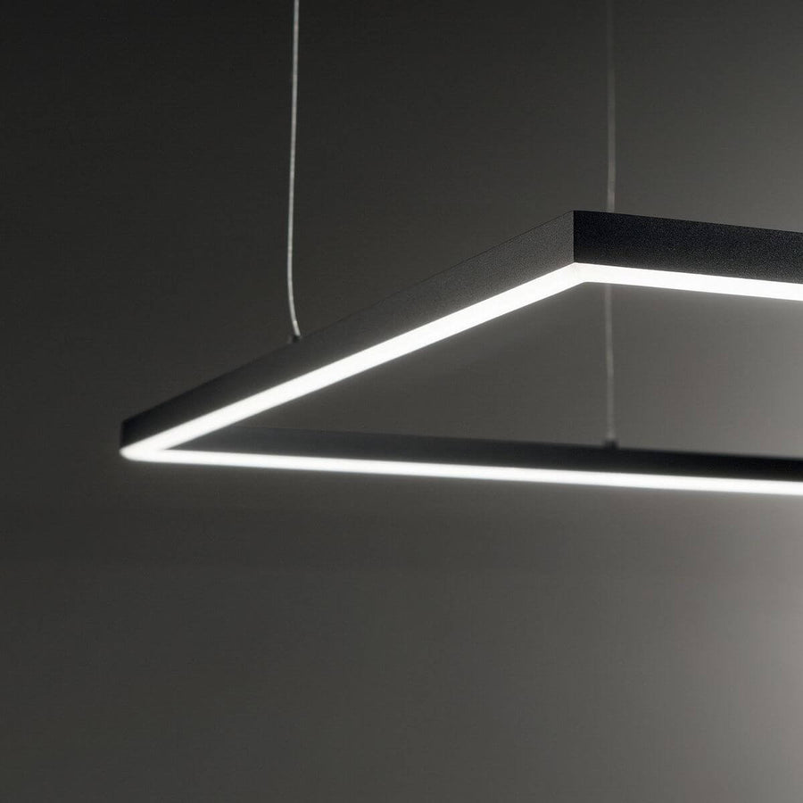 Suspension Oracle Slim noire, L 90 cm