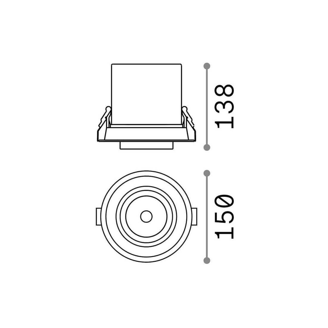 Spot LED | Nova Noir Ø 15 cm