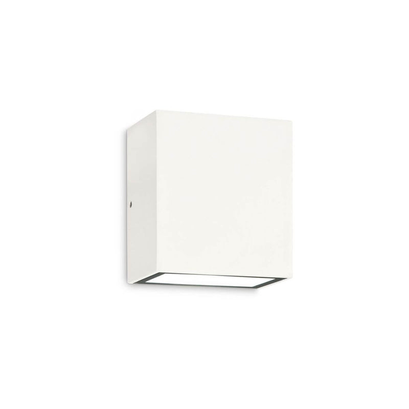 Applique extérieure Argo blanche, L 9 cm