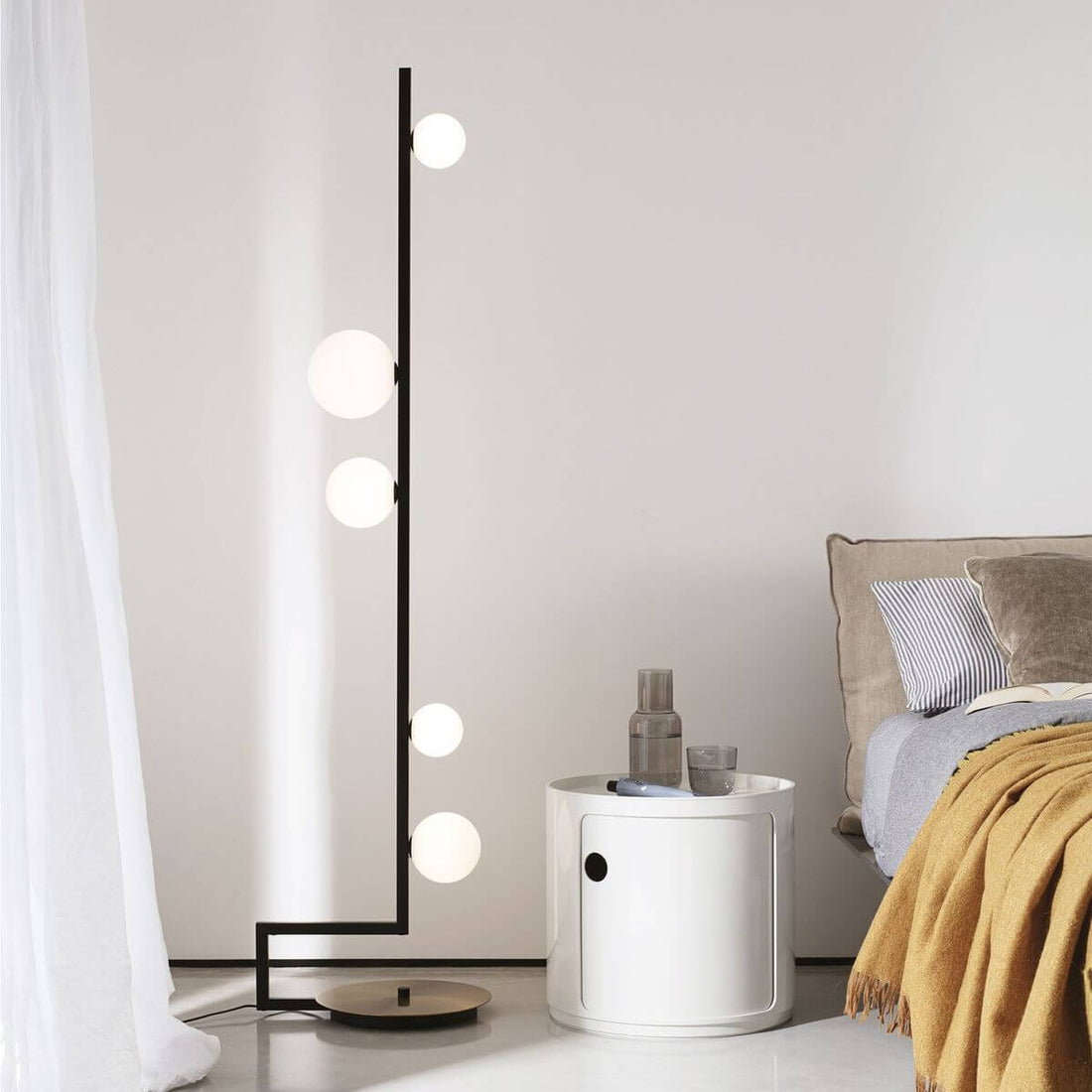 Lampadaire salon | Birds Noir