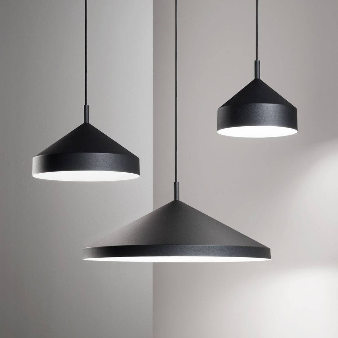 Suspension Yurta noire, Ø 30 cm