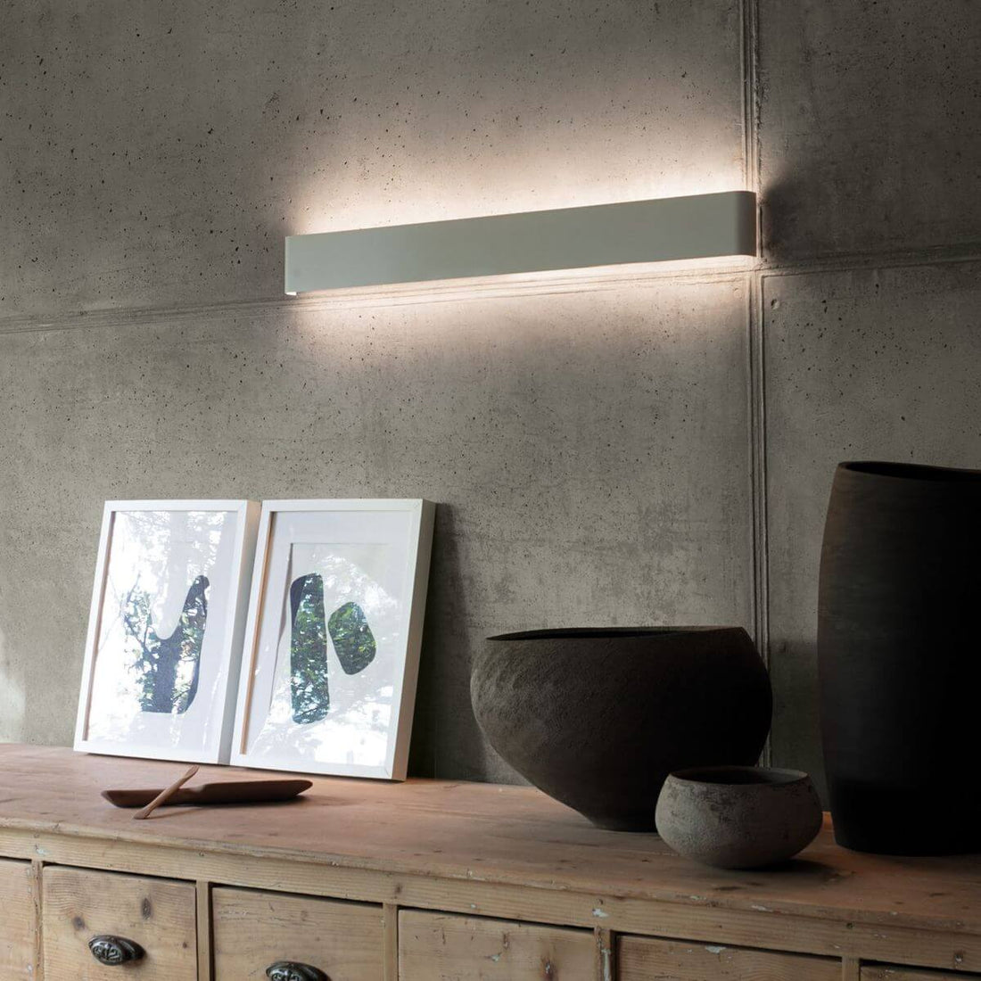 Applique murale Delta blanche, verre (287621)