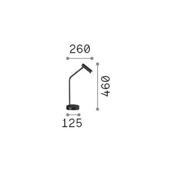 Schéma coté du luminaire indiquant 260 de large et 460 de haut