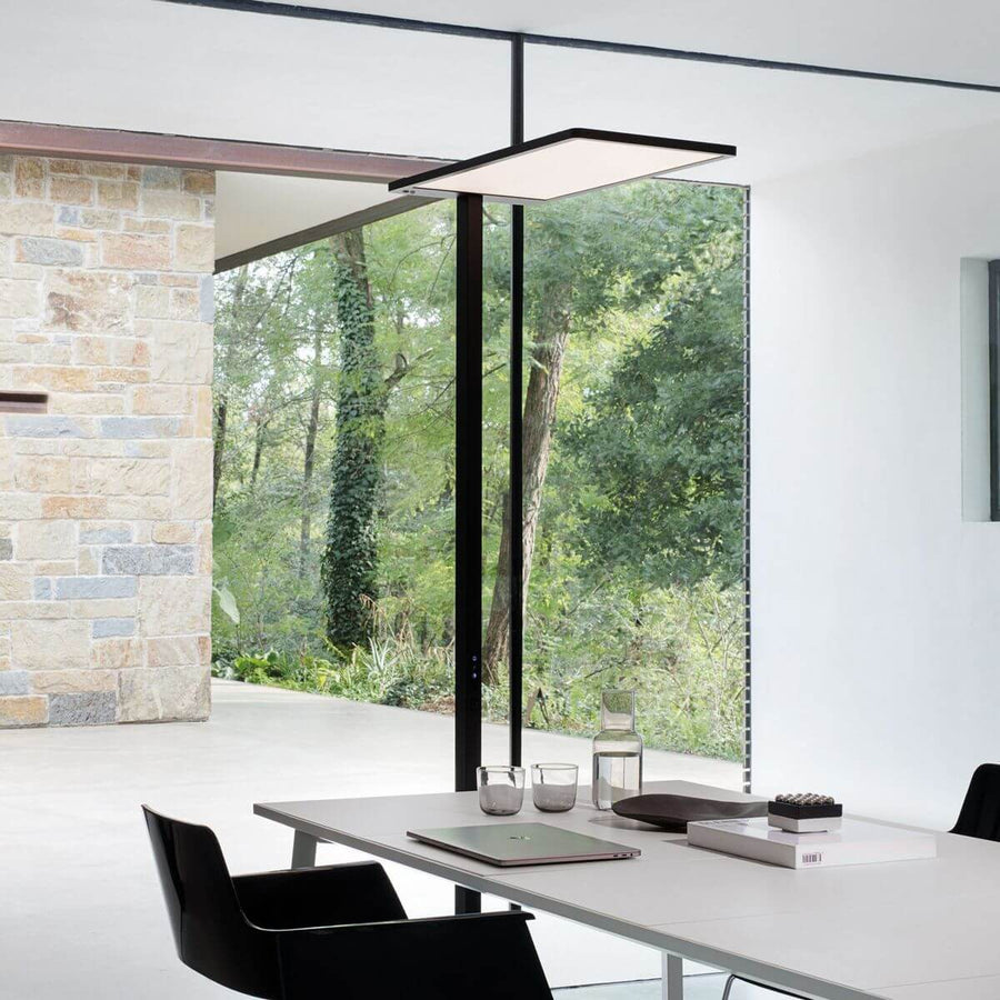Lampadaire Comfort noir, verre (296678)