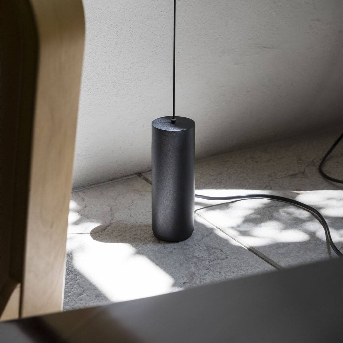 Lampadaire Filo noir, verre