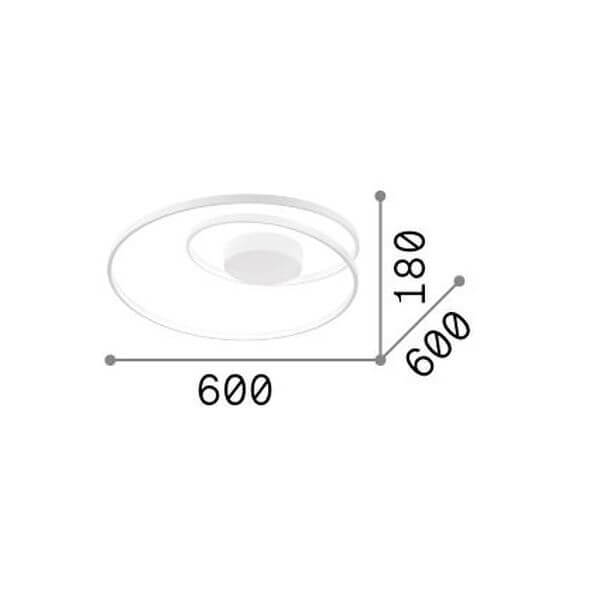 Plafonnier OZ laiton (304533)