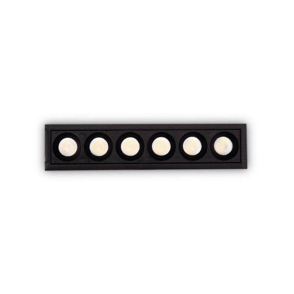 Spot encastrable Lika noir, L 2,8 cm (305813)