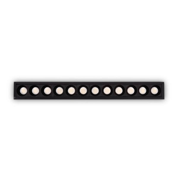 Spot encastrable Lika noir, L 2,8 cm (305837)