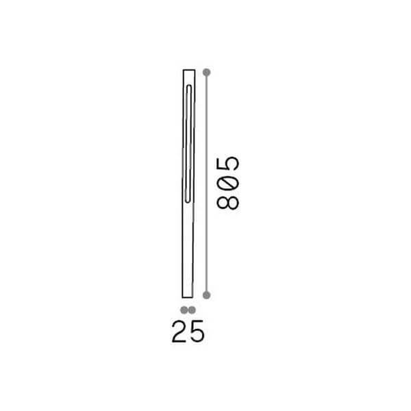 Lampadaire extérieur Jedi anthracite, verre (306780)