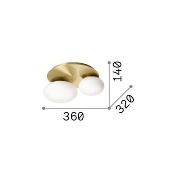 Luminaire plafonnier | Ninfea Blanc