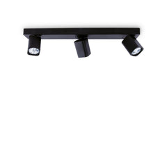 Plafonnier Rudy 3 lumières noir (321516)