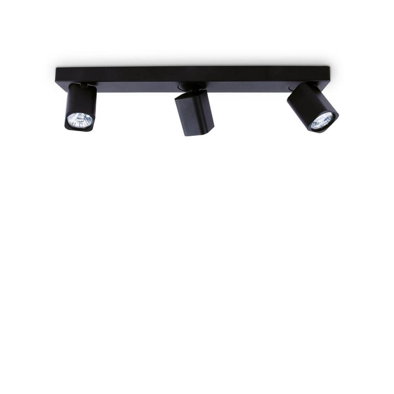 Plafonnier Rudy 3 lumières noir (321516)