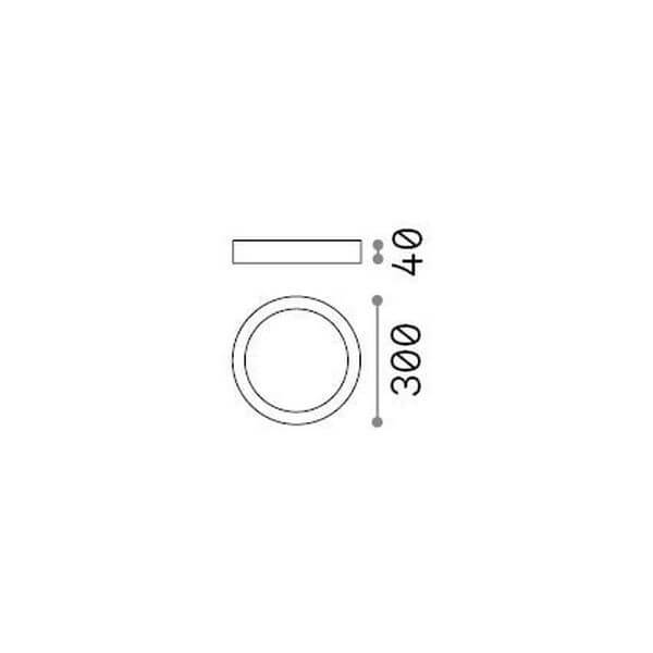 Plafonnier LED | Universal Blanc Ø 30 cm
