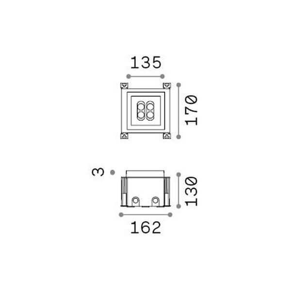 Luminaire extérieur Taurus, L 17 cm (325651)