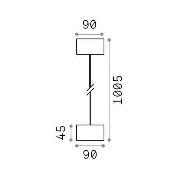 Suspension extérieure Clio marron