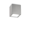Plafonnier extérieur Techo gris, verre, L 15 cm