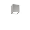 Plafonnier extérieur Techo gris, verre, L 9 cm