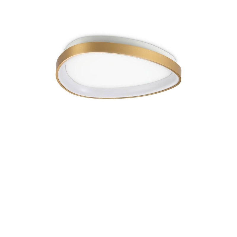 Plafonnier Gemini laiton, Ø 42,5 cm