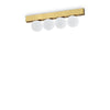 Plafonnier Ping Pong laiton, verre (328249)