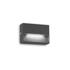 Applique extérieure Dedra anthracite, L 6,6 cm