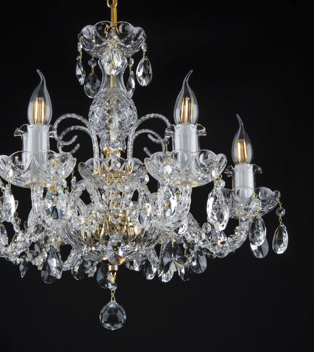 Bohemian crystal chandelier EL120602PB