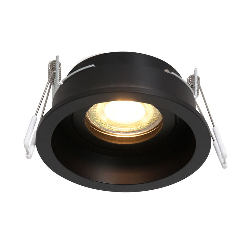 Adjustable Black Recessed Spotlight