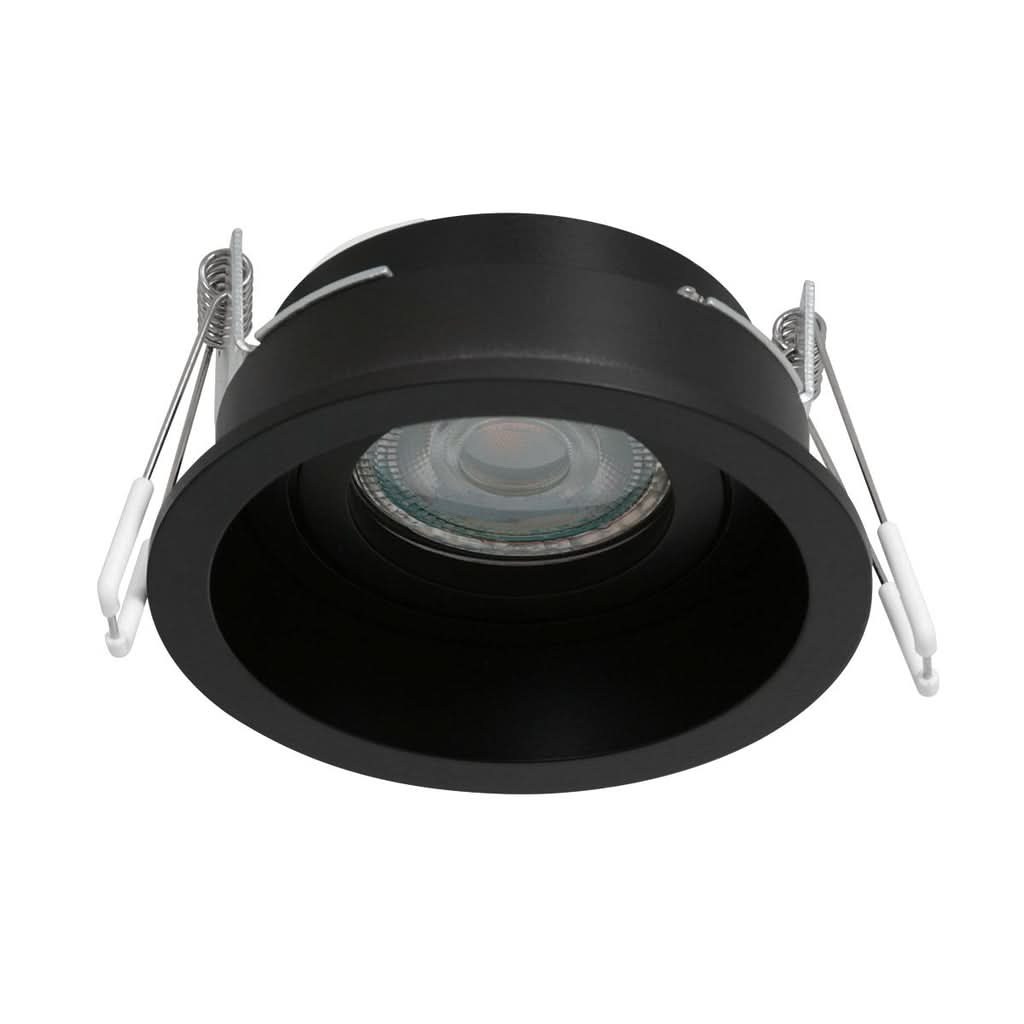 Adjustable Black Recessed Spotlight