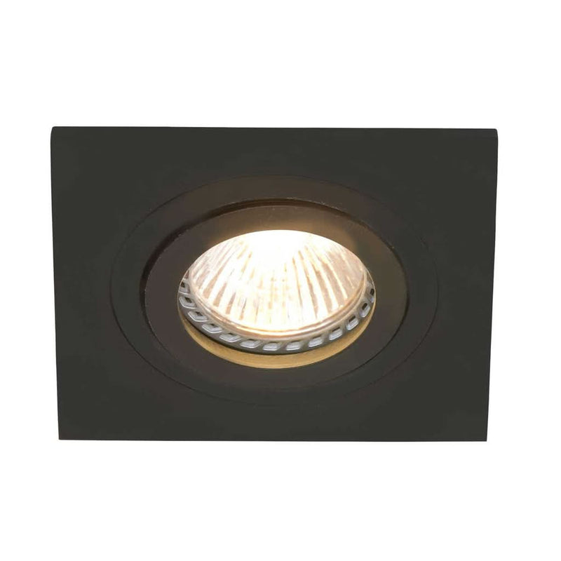 Black Adjustable Recessed Spotlight