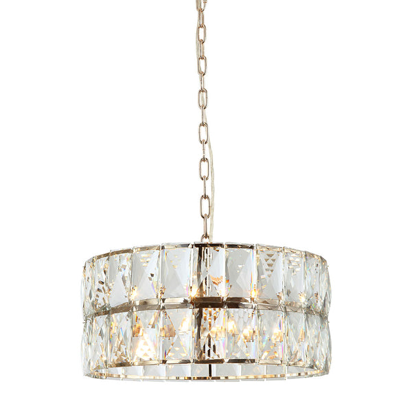 Lustre Intero S doré, cristal