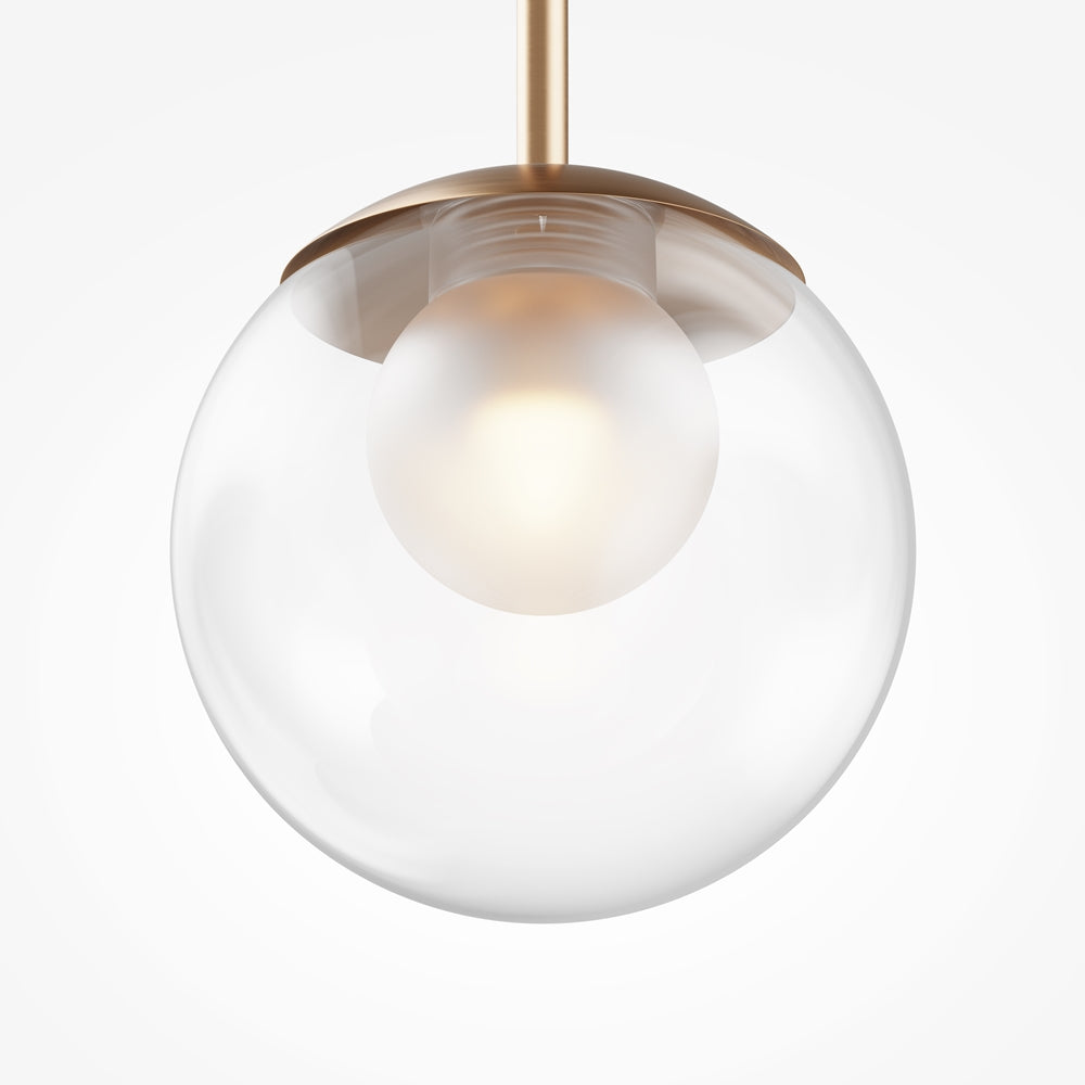 Basic form Gold pendant light
