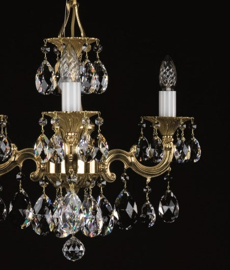 Brass chandelier L345CLN