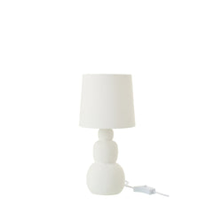 Lampe à poser Renée en céramique blanche, petit modèle