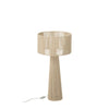Lampe à poser en corde de papier grège, modèle moyen