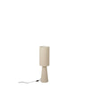 Lampe à poser en tissu beige, petit modèle