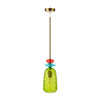 Suspension Laurence en verre multicolore