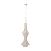 Suspension Obi en fer blanc