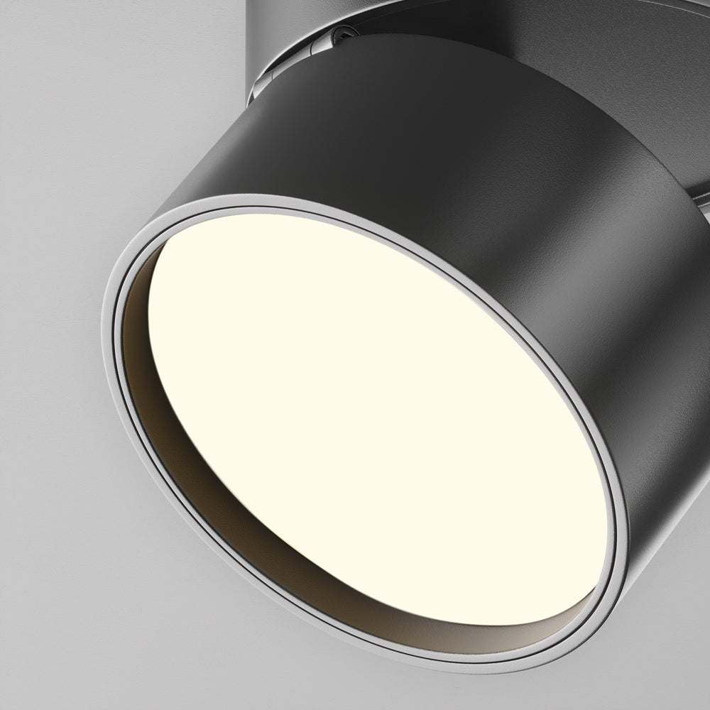 Onda black ceiling light