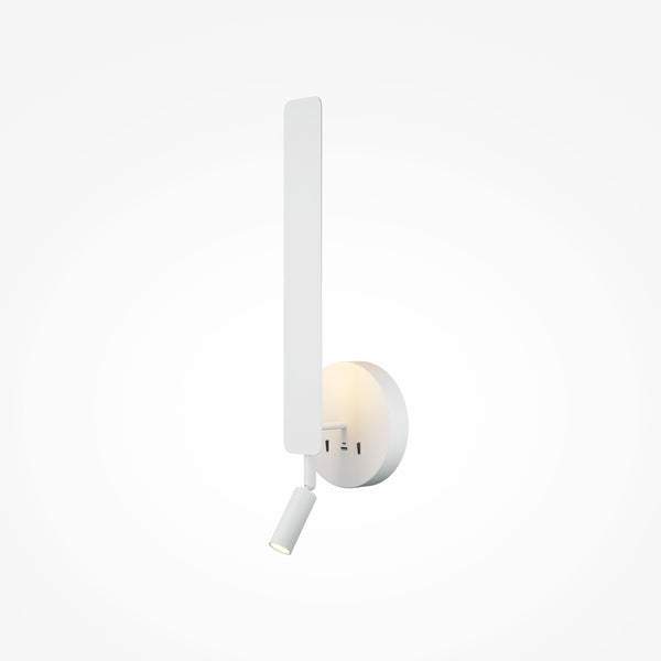 Combo Wall Lamp white
