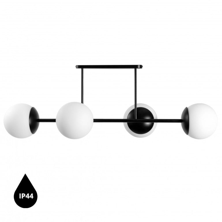 Plafonnier KOP D IP44 Noir