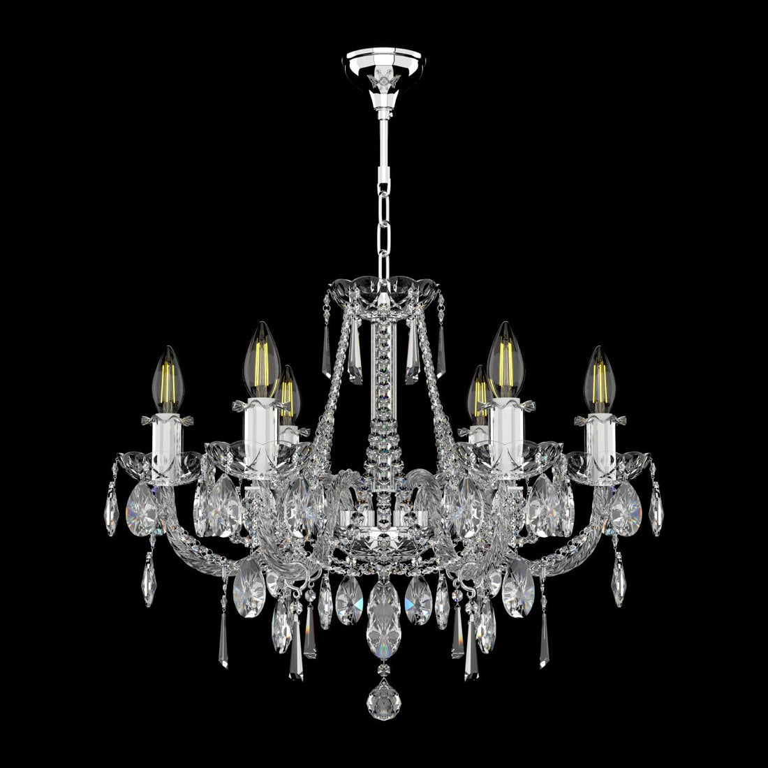 Bohemian crystal chandelier EL101608PB