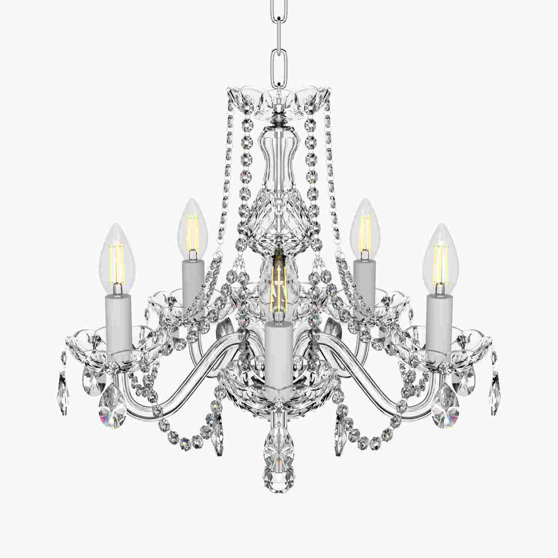 EL111502PB crystal chandelier