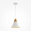 Bicones White pendant light