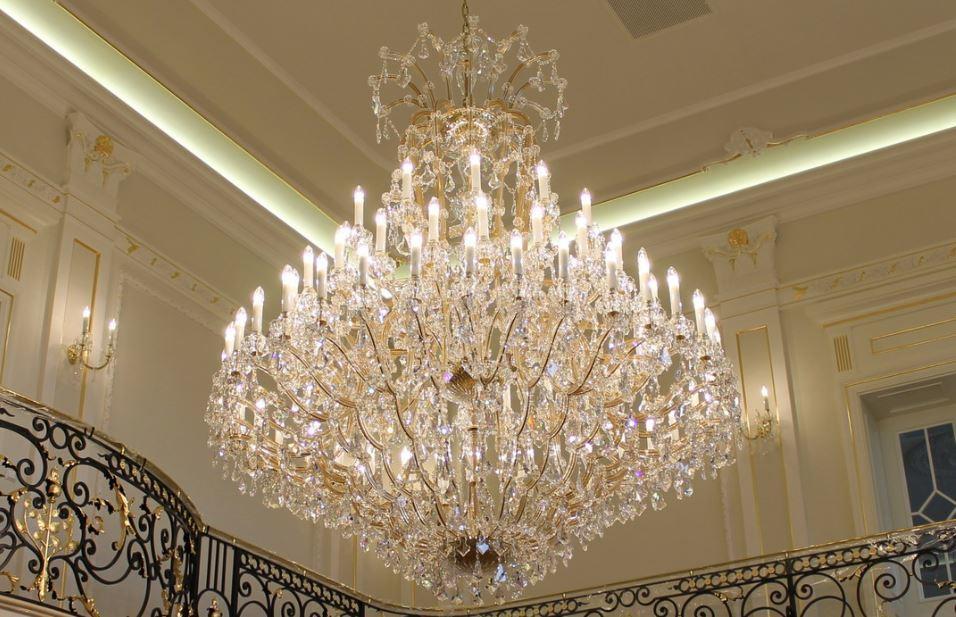 Crystal chandelier L40372PCE
