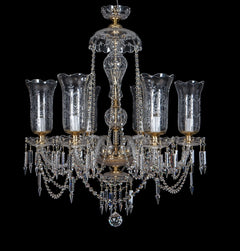 EL673619T cut crystal chandelier