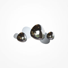 Jack-stone Silver Wall Light