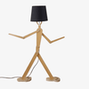 Wooden tube floor lamp | Séva