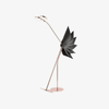 Gold tube floor lamp | Nessa